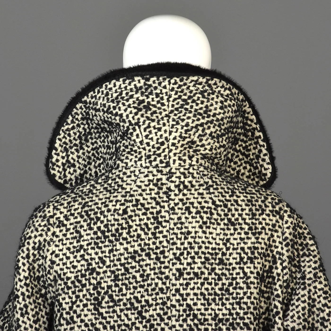 1960s Four Piece Tweed Set with Top, Skirt, Jacket, and Coat