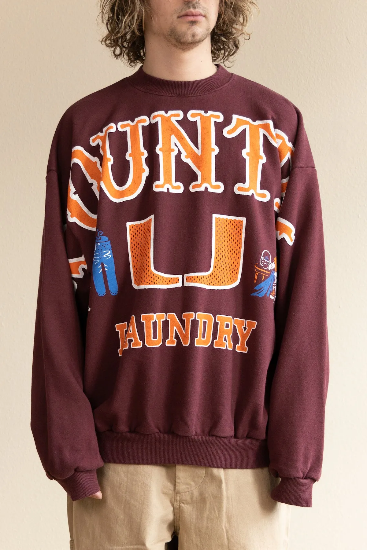 30/-SWT Knit BIG SWT (BIG KOUNTRY) - Burgundy
