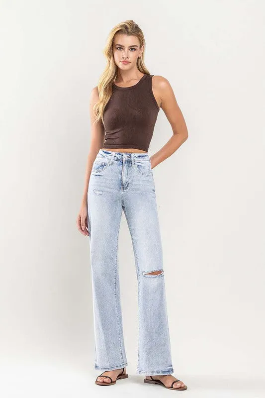 90's Vintage Super High-Rise Flare Jeans (DS) VFM