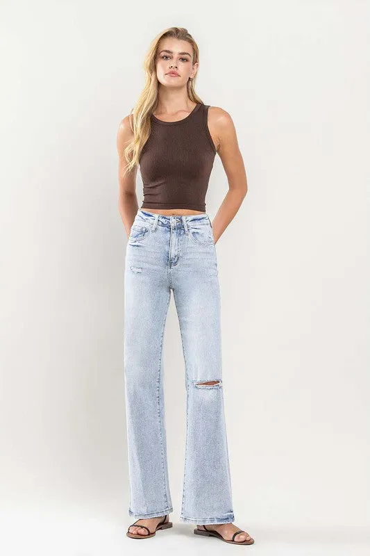 90's Vintage Super High-Rise Flare Jeans (DS) VFM