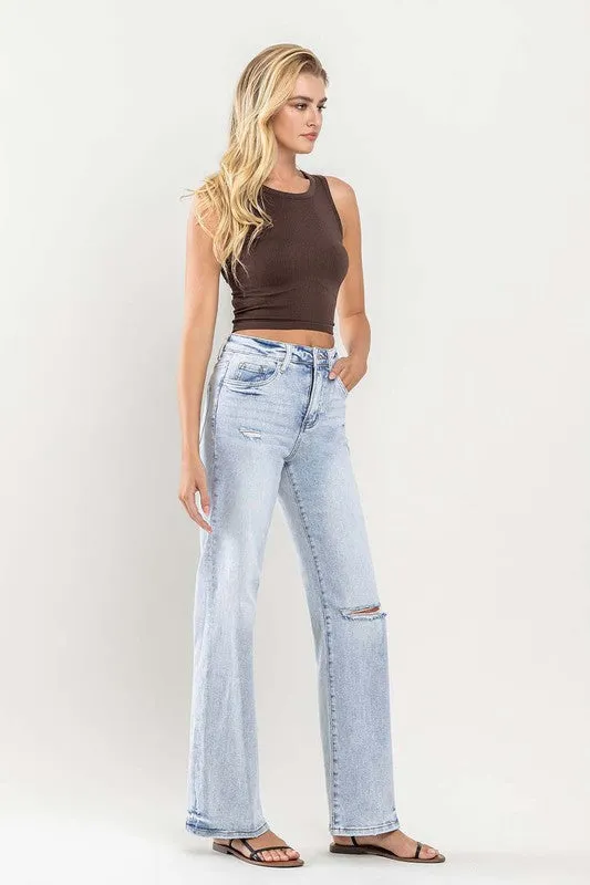 90's Vintage Super High-Rise Flare Jeans (DS) VFM