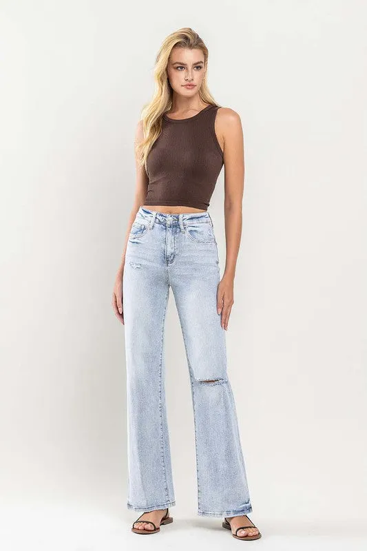 90's Vintage Super High-Rise Flare Jeans (DS) VFM