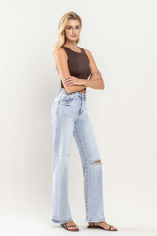 90's Vintage Super High-Rise Flare Jeans (DS) VFM