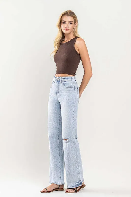 90's Vintage Super High-Rise Flare Jeans (DS) VFM