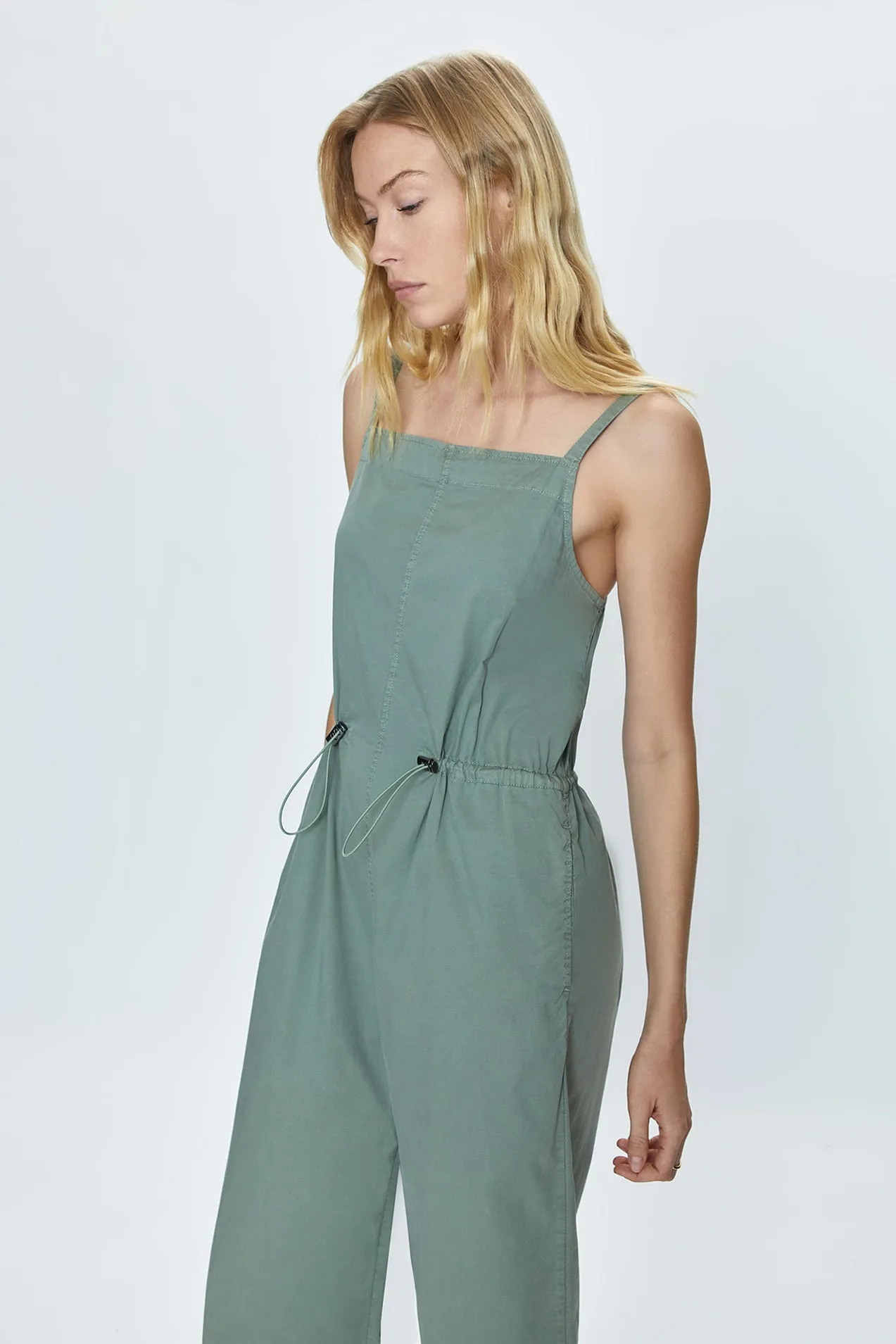Adela Wide Leg Sleeveless Jumpsuit - Bluff