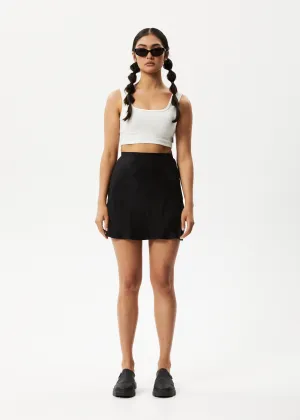 AFENDS Womens Gemma - Cupro Skirt - Black