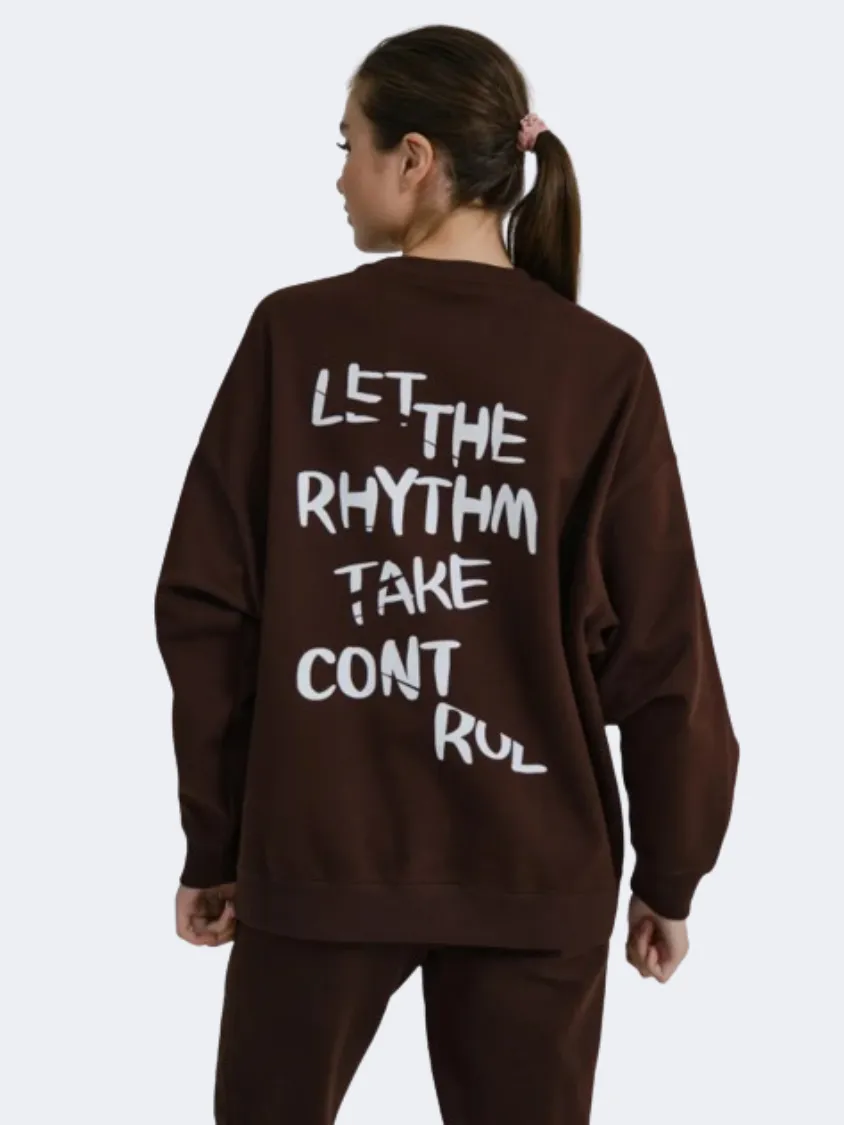 Anta Dance Women Lifestyle Sweatshirt Brown