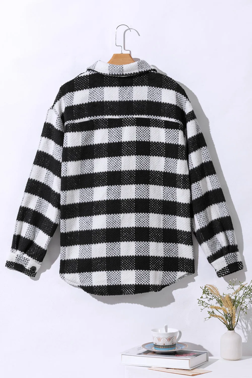 Black and White Glen Plaid Jacket