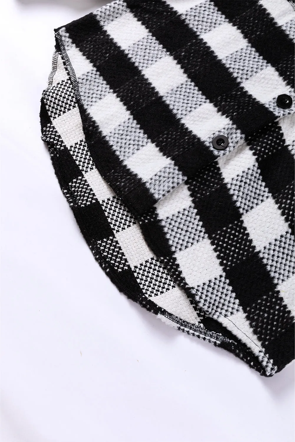 Black and White Glen Plaid Jacket