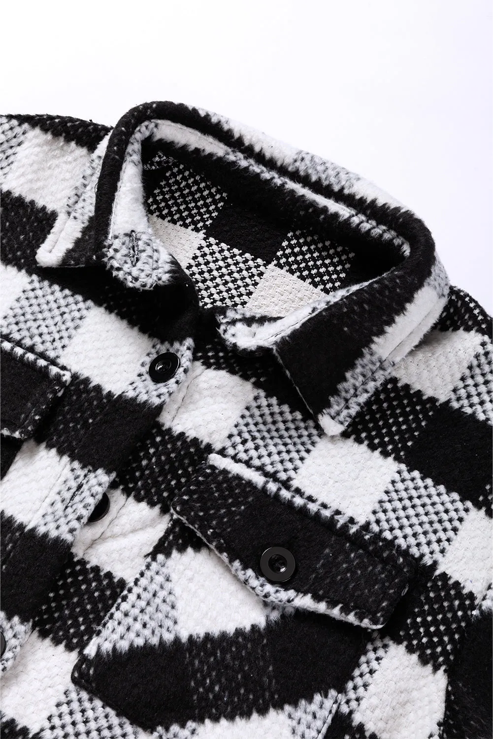 Black and White Glen Plaid Jacket