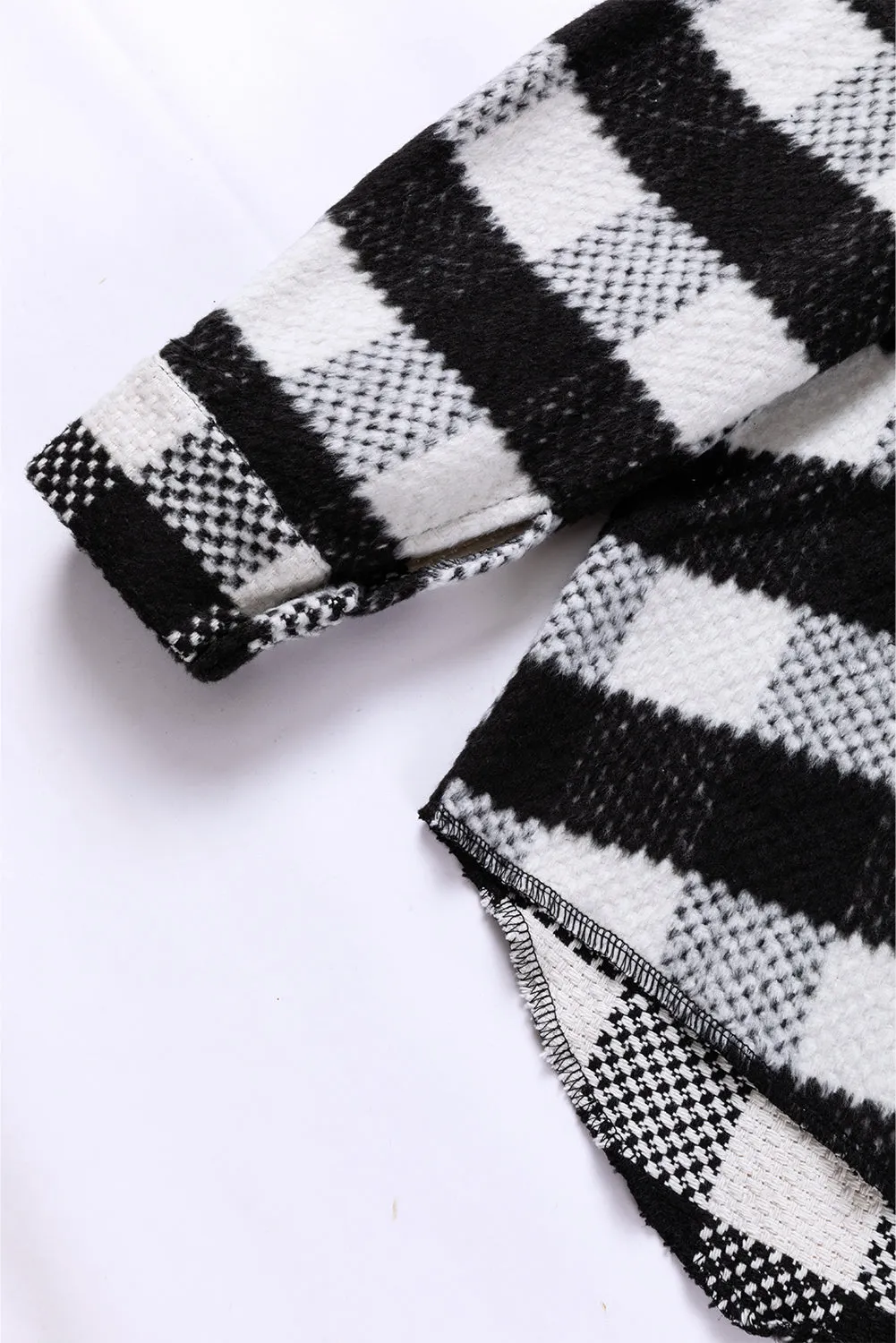Black and White Glen Plaid Jacket