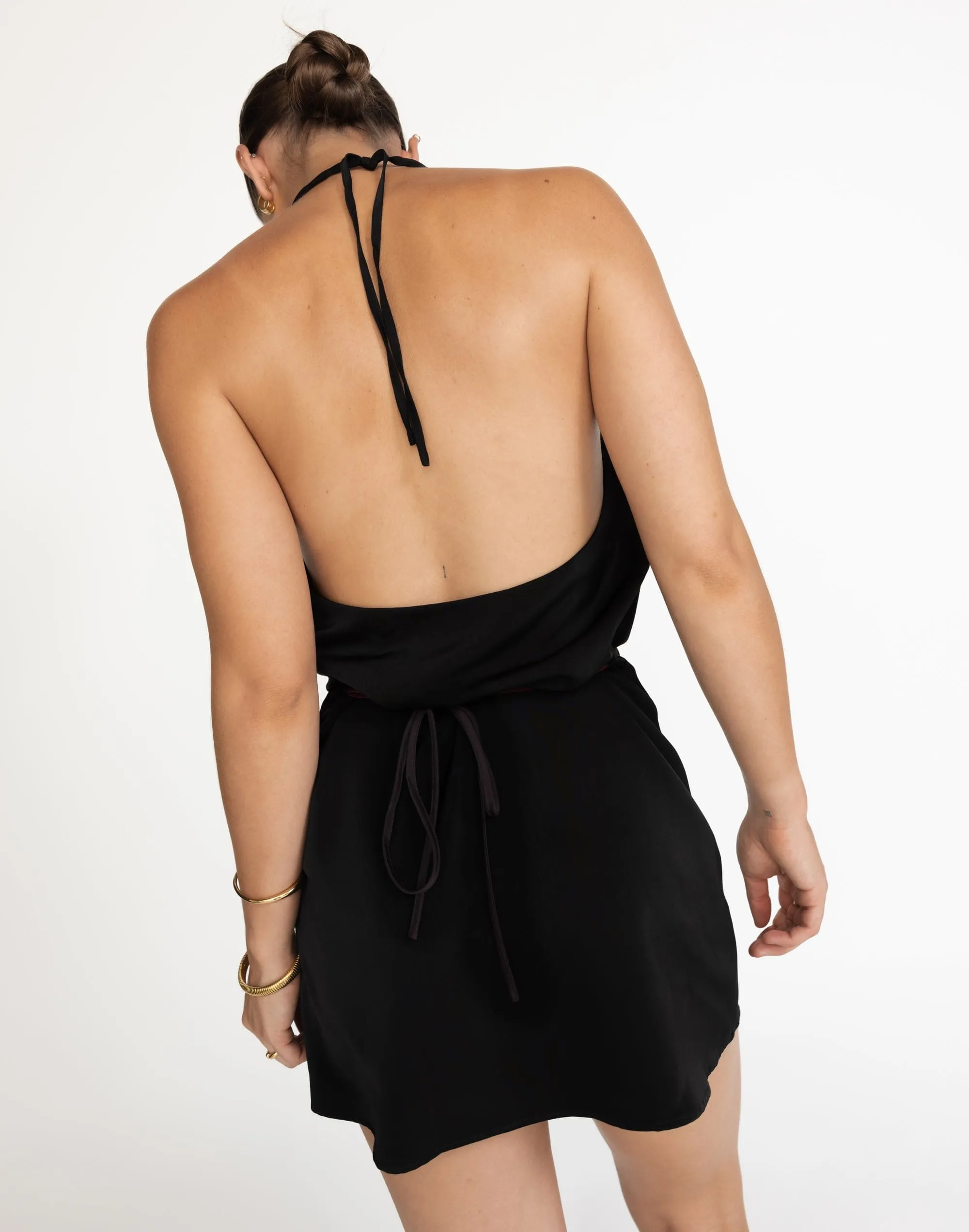 Cabaret Mini Dress (Black)