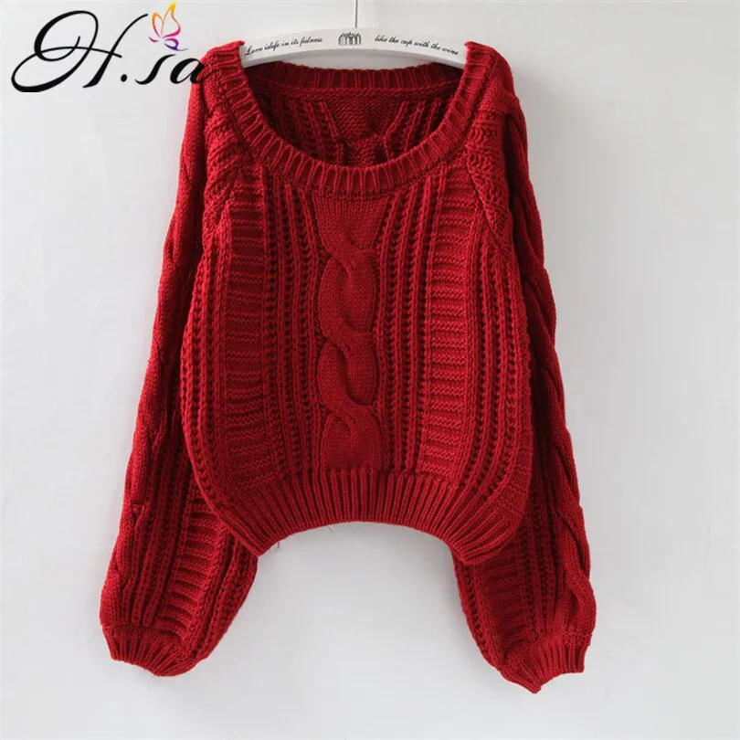 Chic Candy Twist Color Short Sweater