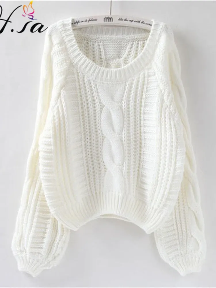 Chic Candy Twist Color Short Sweater