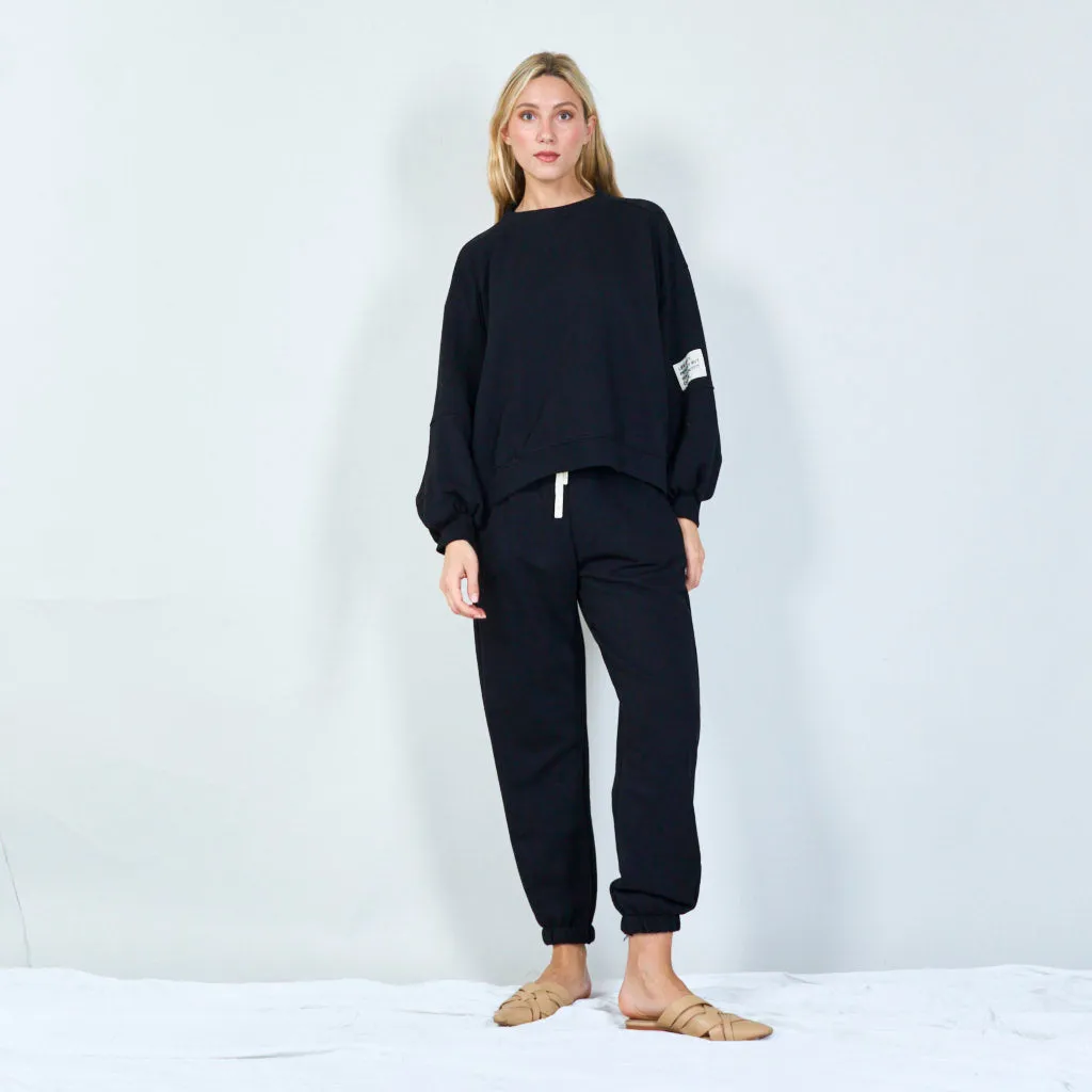Cozy tracksuit set with sweatshirt wholesale