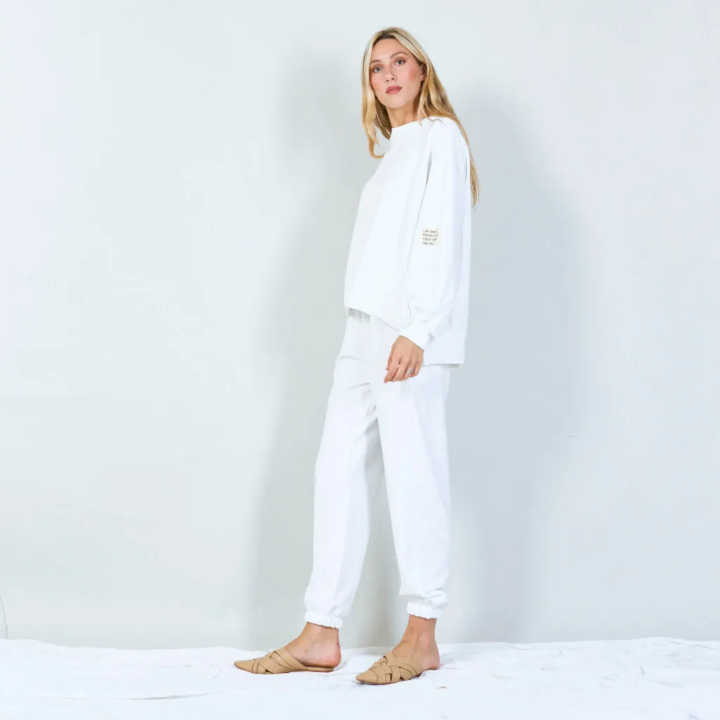 Cozy tracksuit set with sweatshirt wholesale