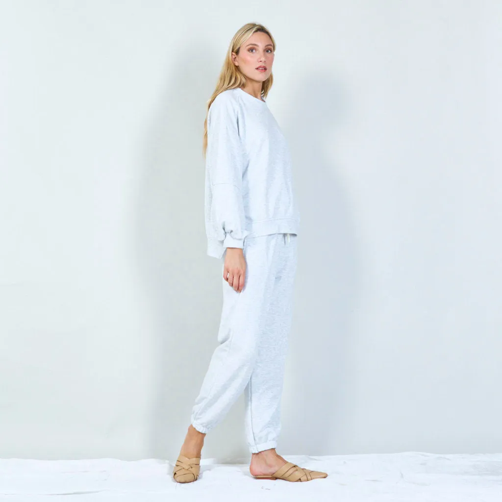 Cozy tracksuit set with sweatshirt wholesale