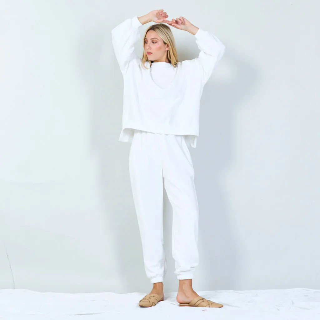 Cozy tracksuit set with sweatshirt wholesale