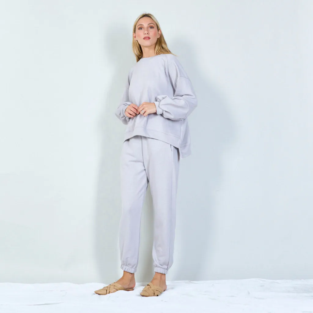 Cozy tracksuit set with sweatshirt wholesale