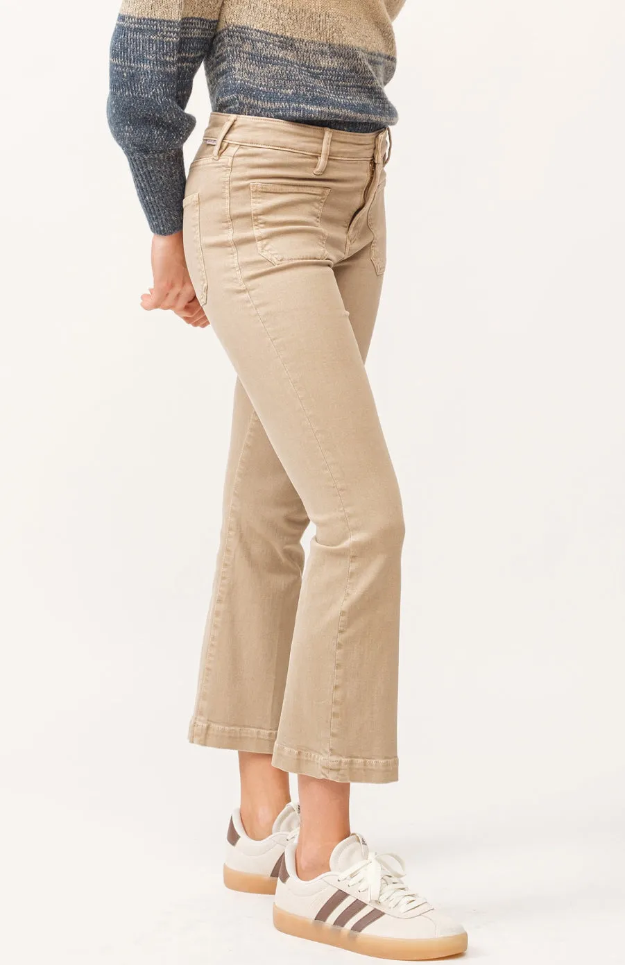 Dear John Jeanne Super High Rise Cropped Flare Jean Nomad