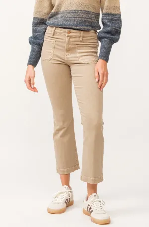 Dear John Jeanne Super High Rise Cropped Flare Jean Nomad