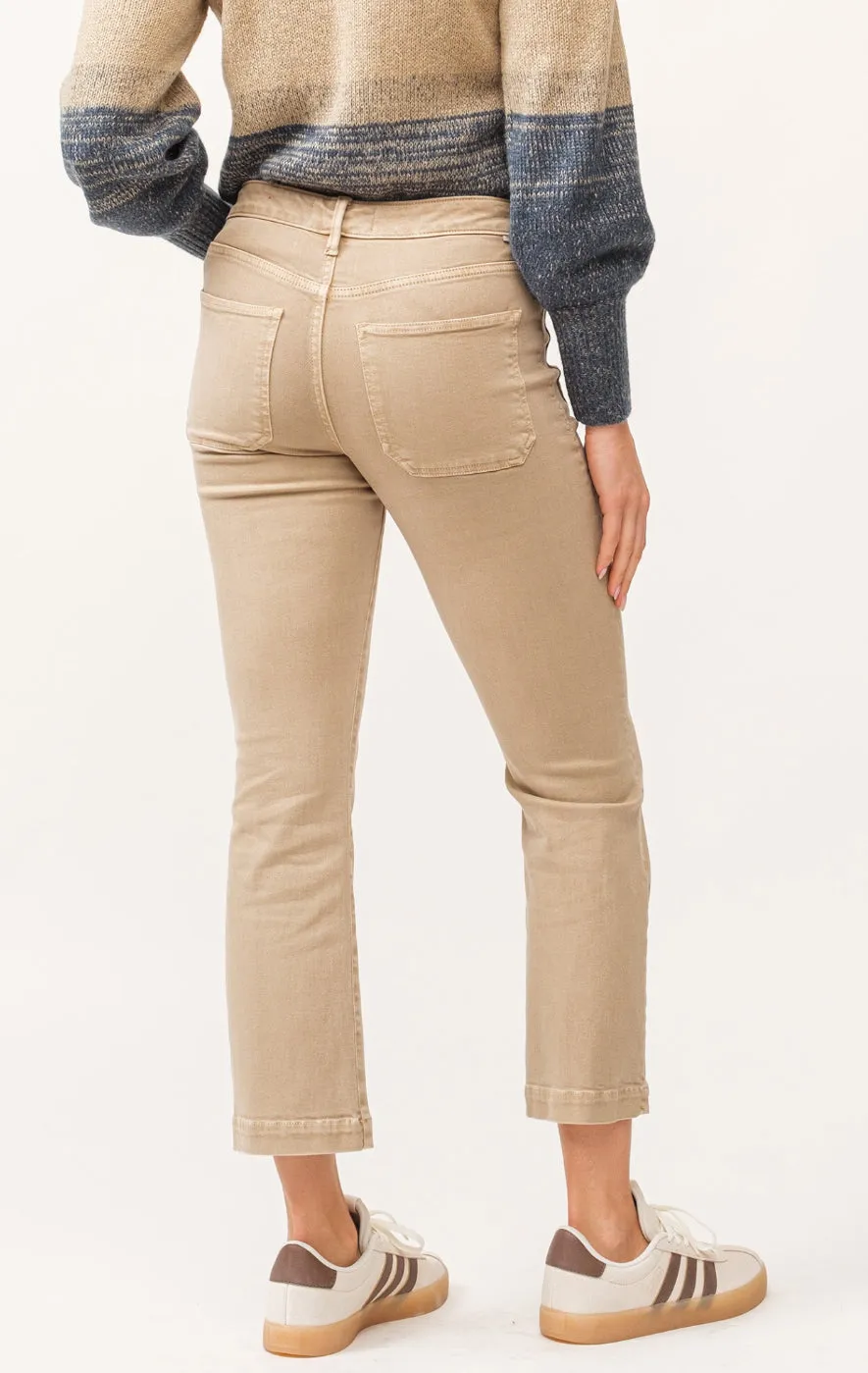 Dear John Jeanne Super High Rise Cropped Flare Jean Nomad