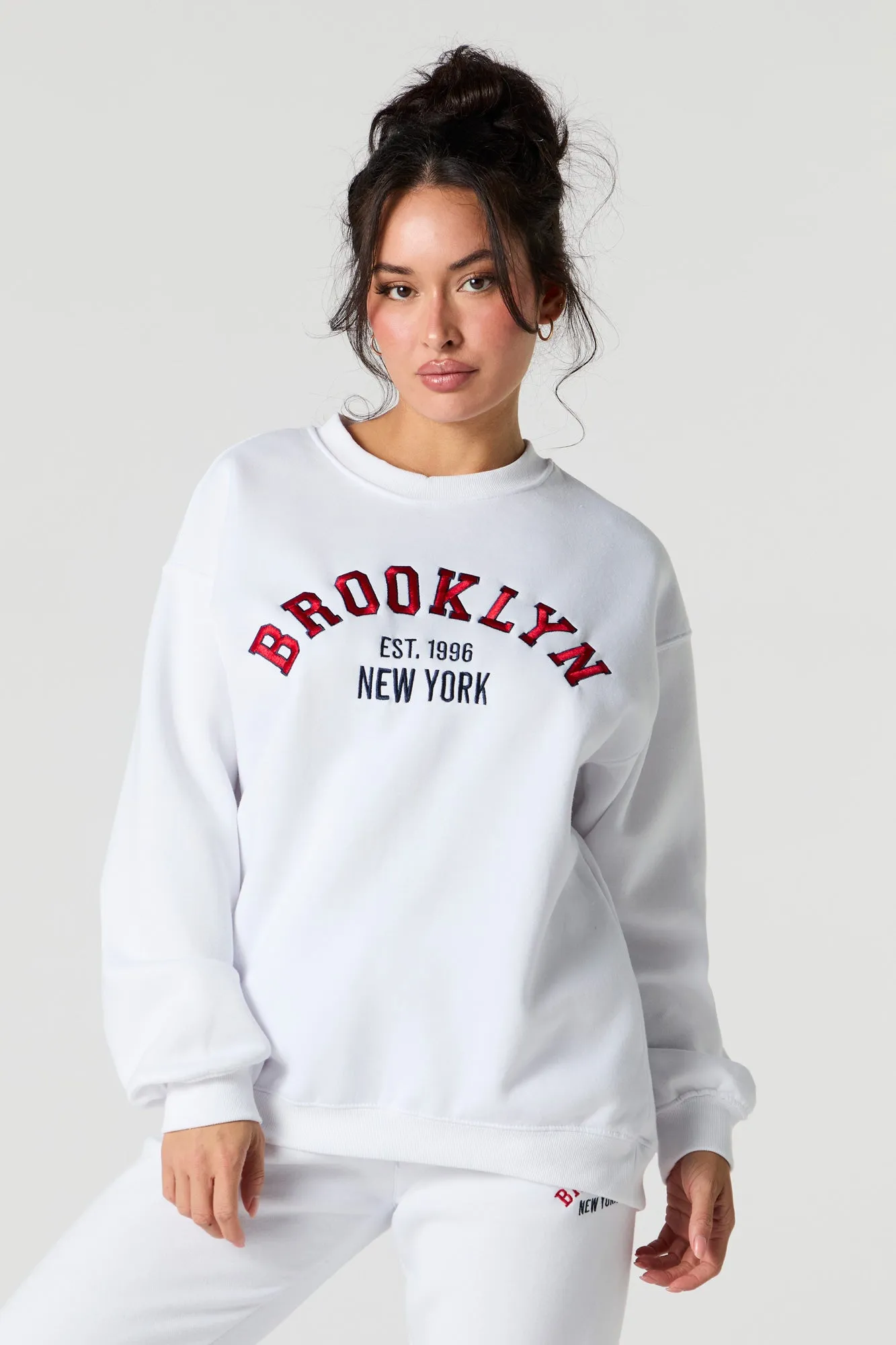 Destination Embroidered Fleece Sweatshirt