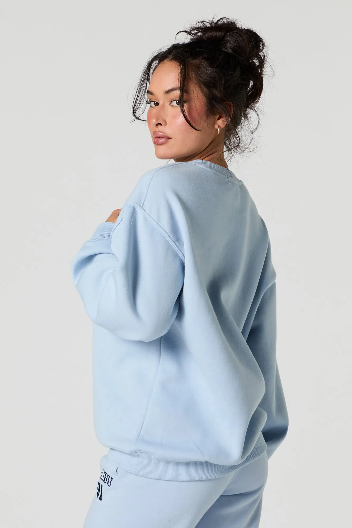 Destination Embroidered Fleece Sweatshirt
