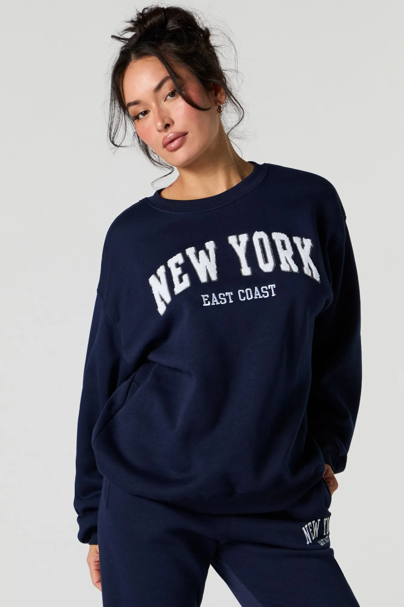 Destination Embroidered Fleece Sweatshirt