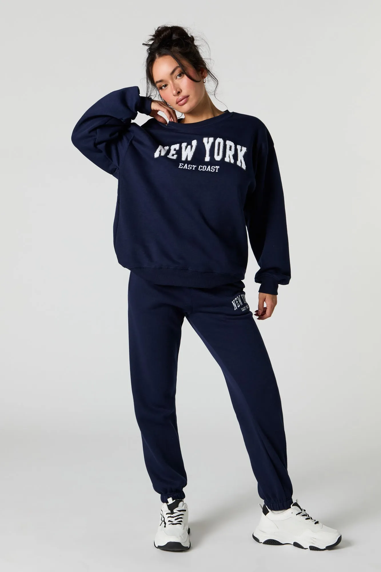 Destination Embroidered Fleece Sweatshirt
