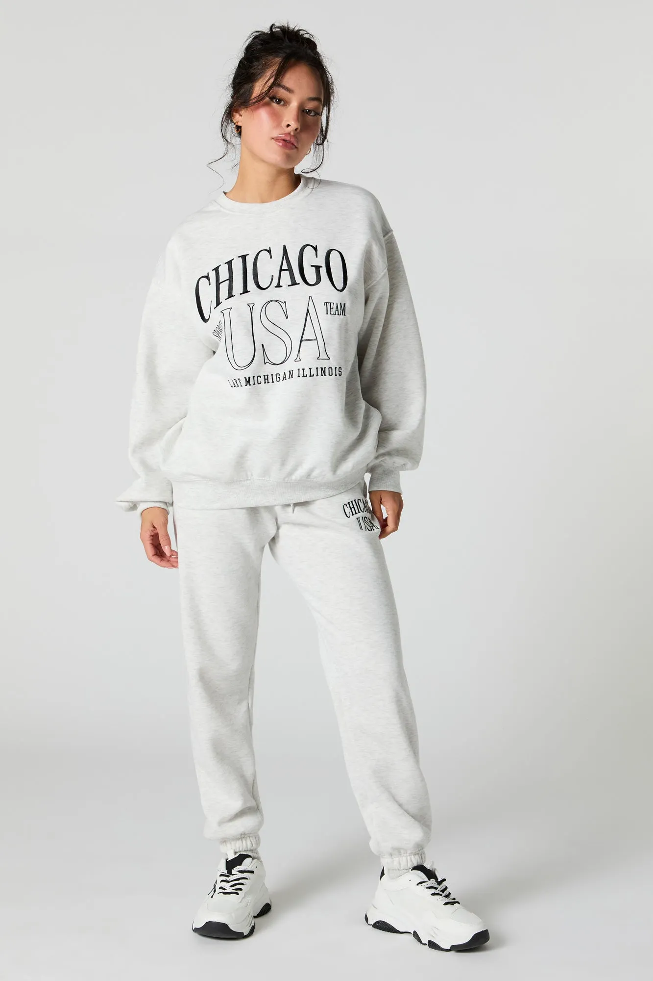 Destination Embroidered Fleece Sweatshirt