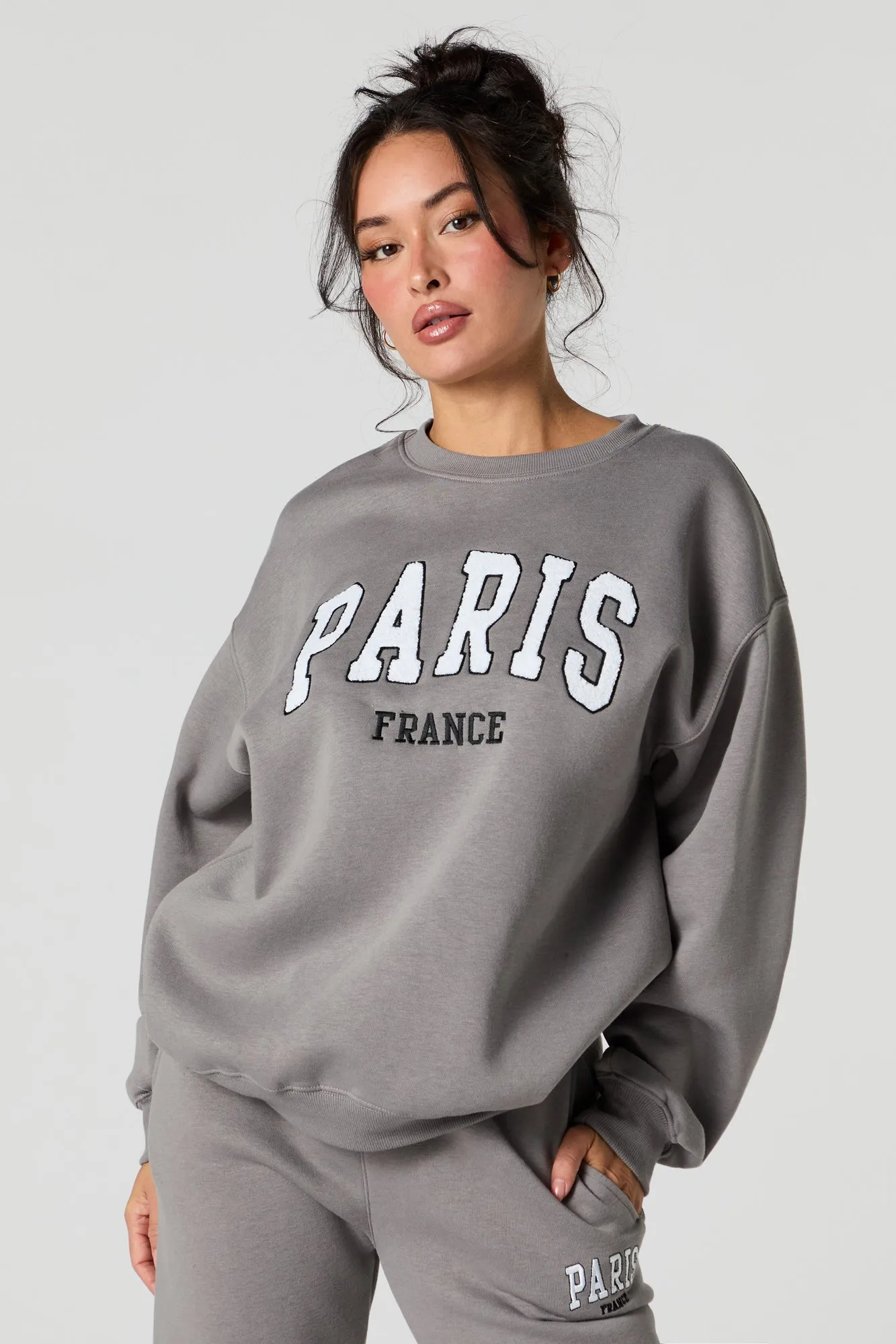 Destination Embroidered Fleece Sweatshirt