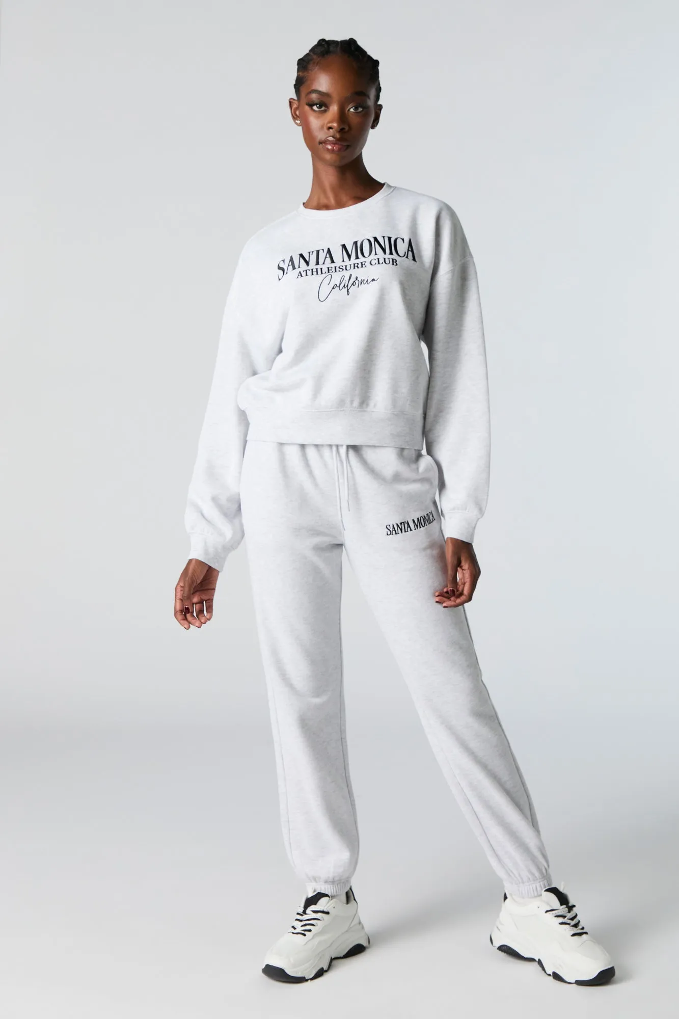 Destination Twill Embroidered Fleece Sweatshirt