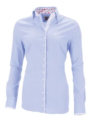 Fior da Liso - Leonie Luna Belle Blue Blouse - SS24