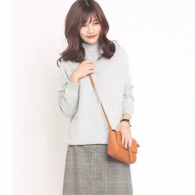 High Collar Cashmere Sweater