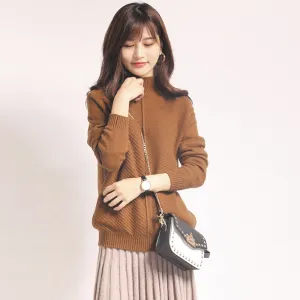 High Collar Cashmere Sweater
