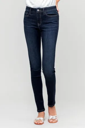High Rise Skinny Jeans- No Distress {VERVET}