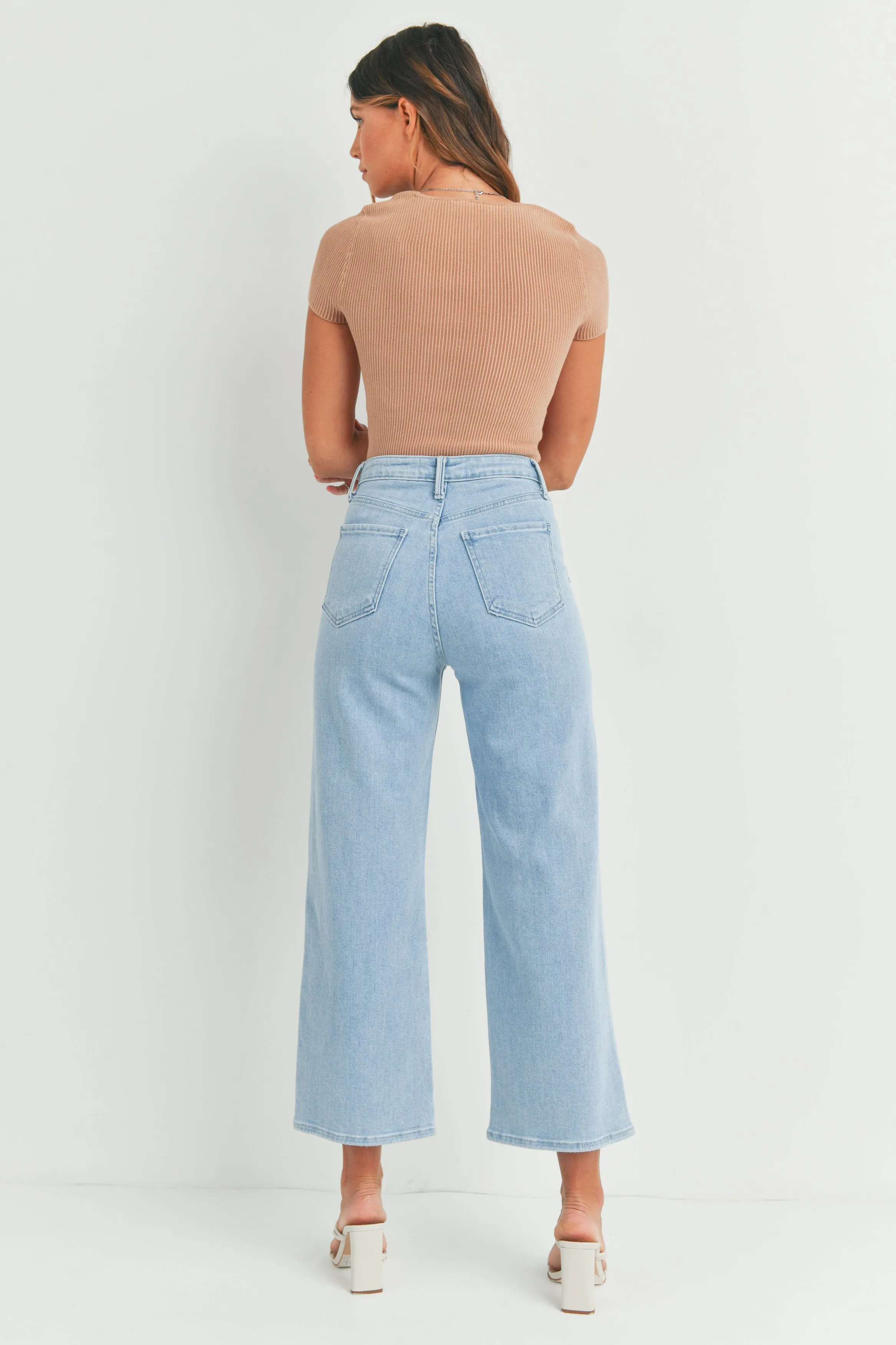 Hr Cargo Pocket Wide Leg Denim