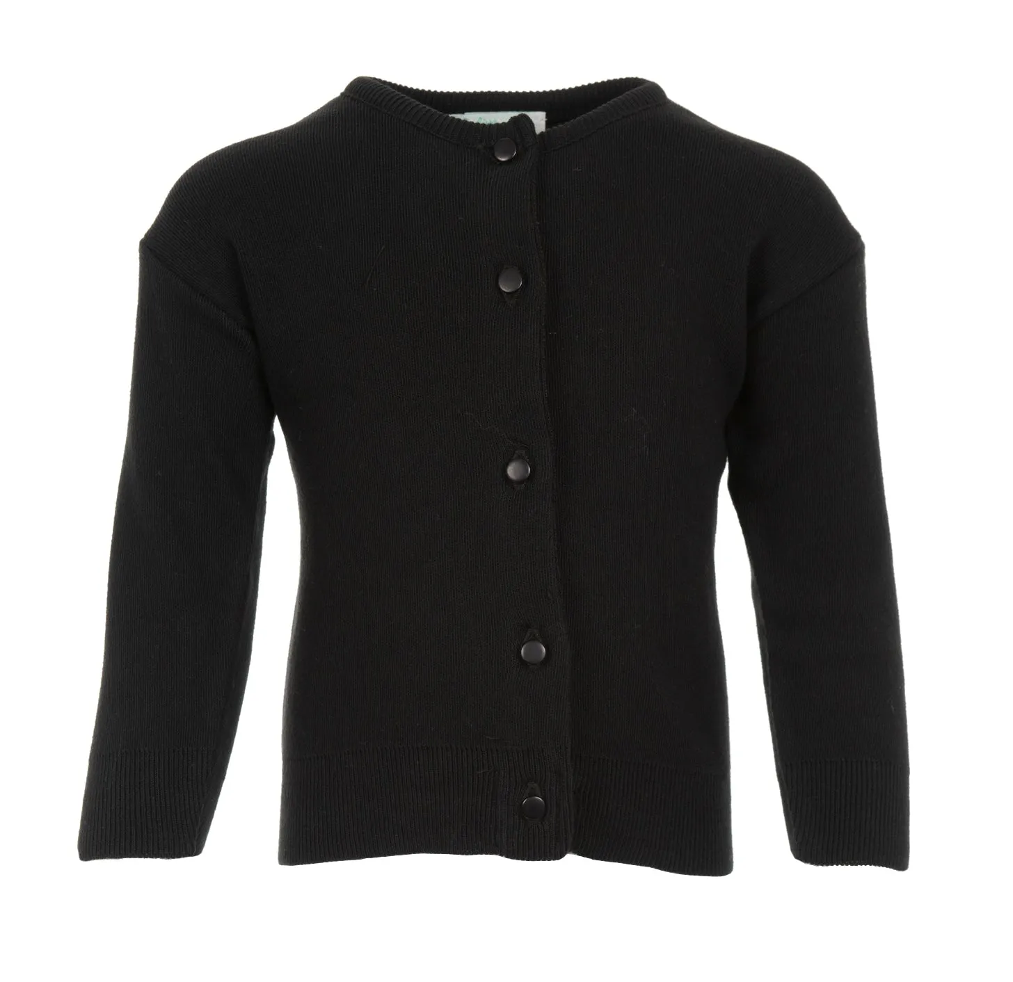 Julius Berger Cotton Cashmere Black Baby & Toddler Girl Cardigan