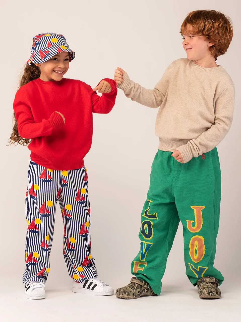 Kids Crew Neck Sweater_Red