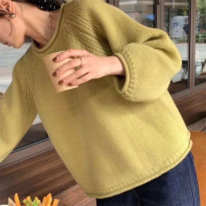 Knitted Baggy Slouchy Long Sleeve Sweater