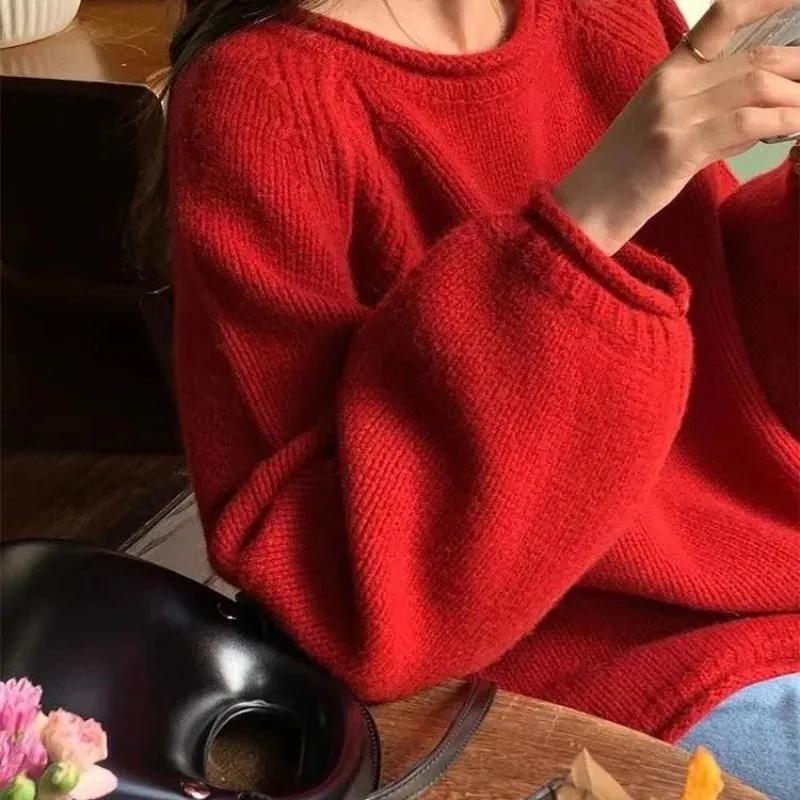 Knitted Baggy Slouchy Long Sleeve Sweater