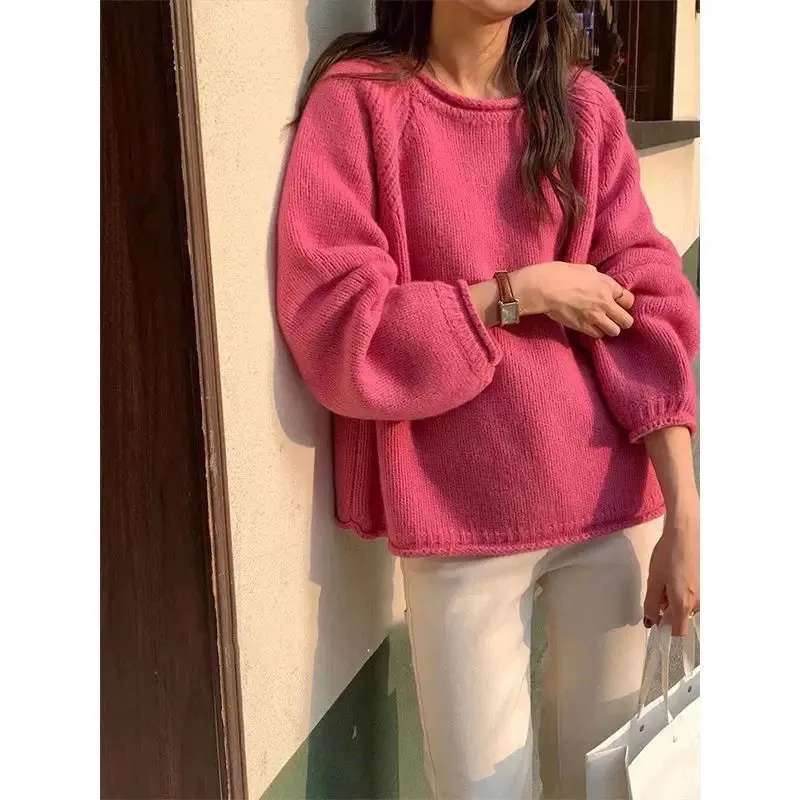 Knitted Baggy Slouchy Long Sleeve Sweater
