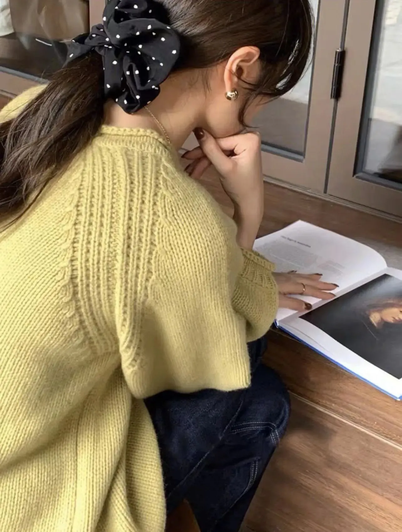 Knitted Baggy Slouchy Long Sleeve Sweater