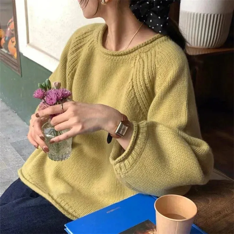 Knitted Baggy Slouchy Long Sleeve Sweater