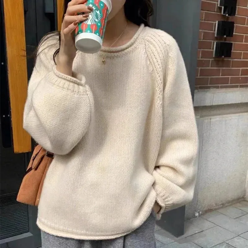 Knitted Baggy Slouchy Long Sleeve Sweater