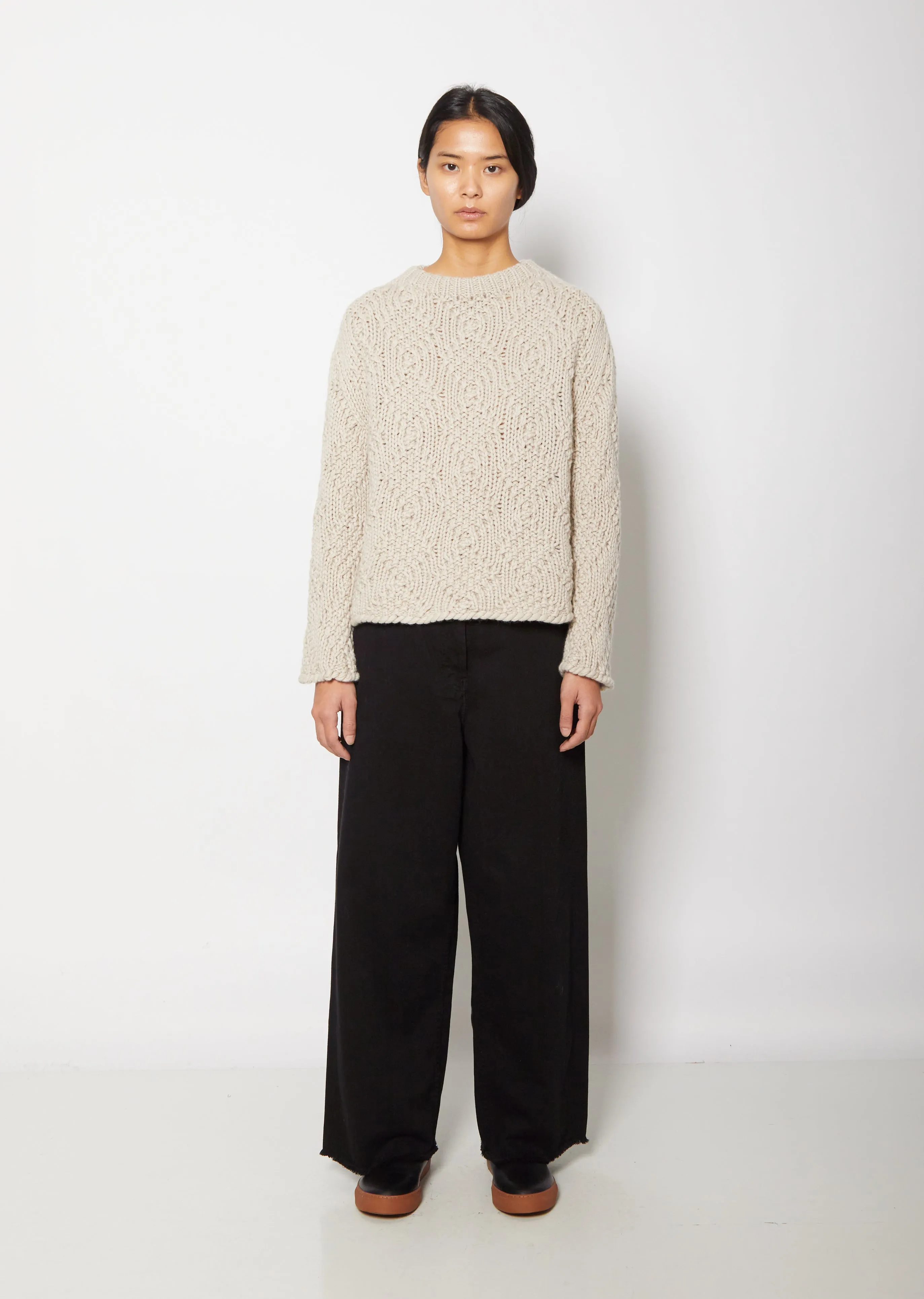 LYV Reverse Icon Cashmere Sweater