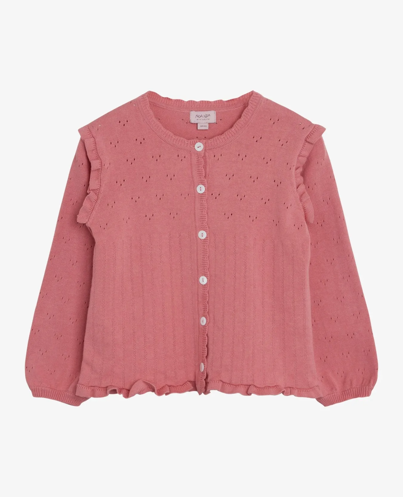 MINI 12GG ORGANIC COTTON CARDIGAN
