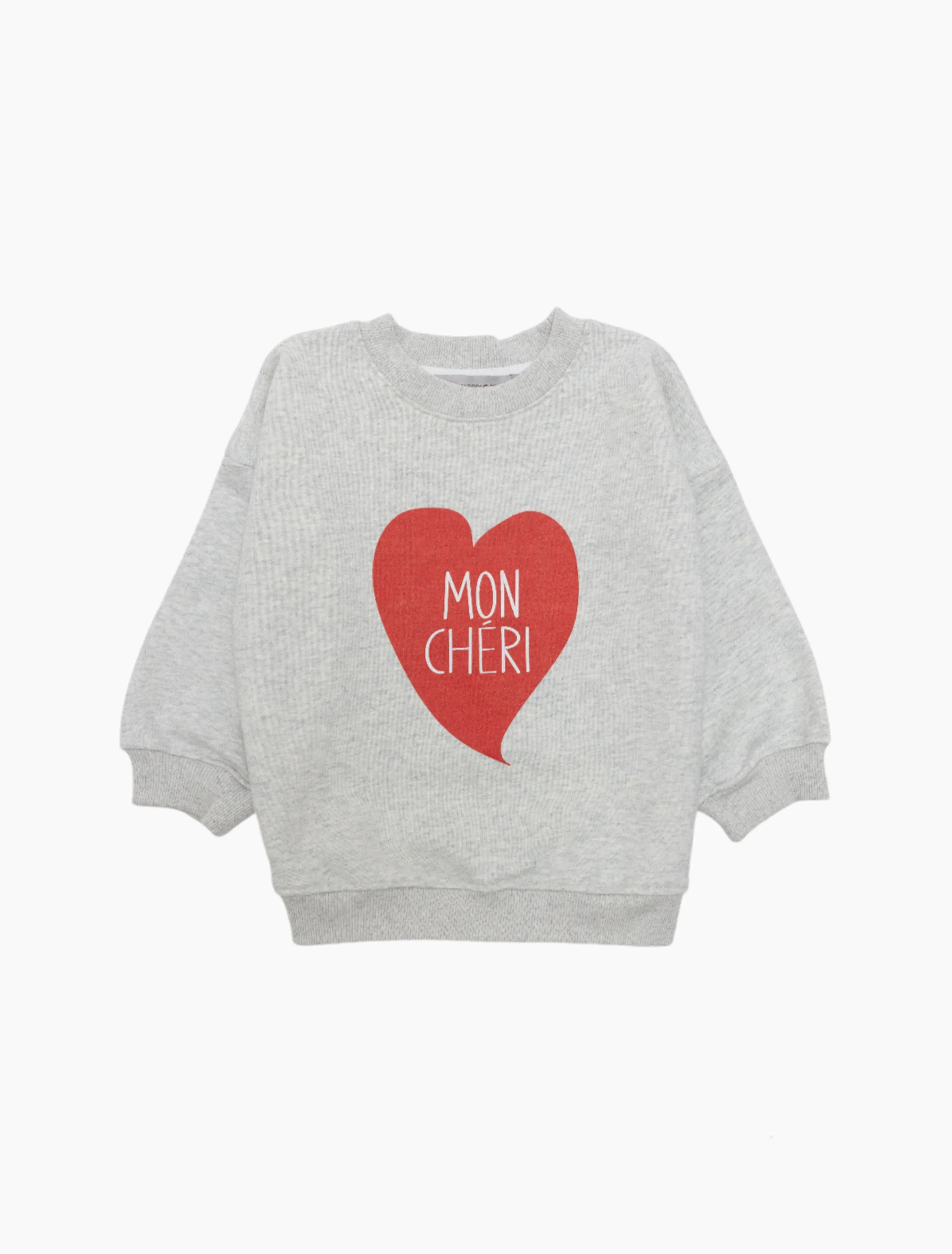 Mon Chéri Sweatshirt in Heather Grey