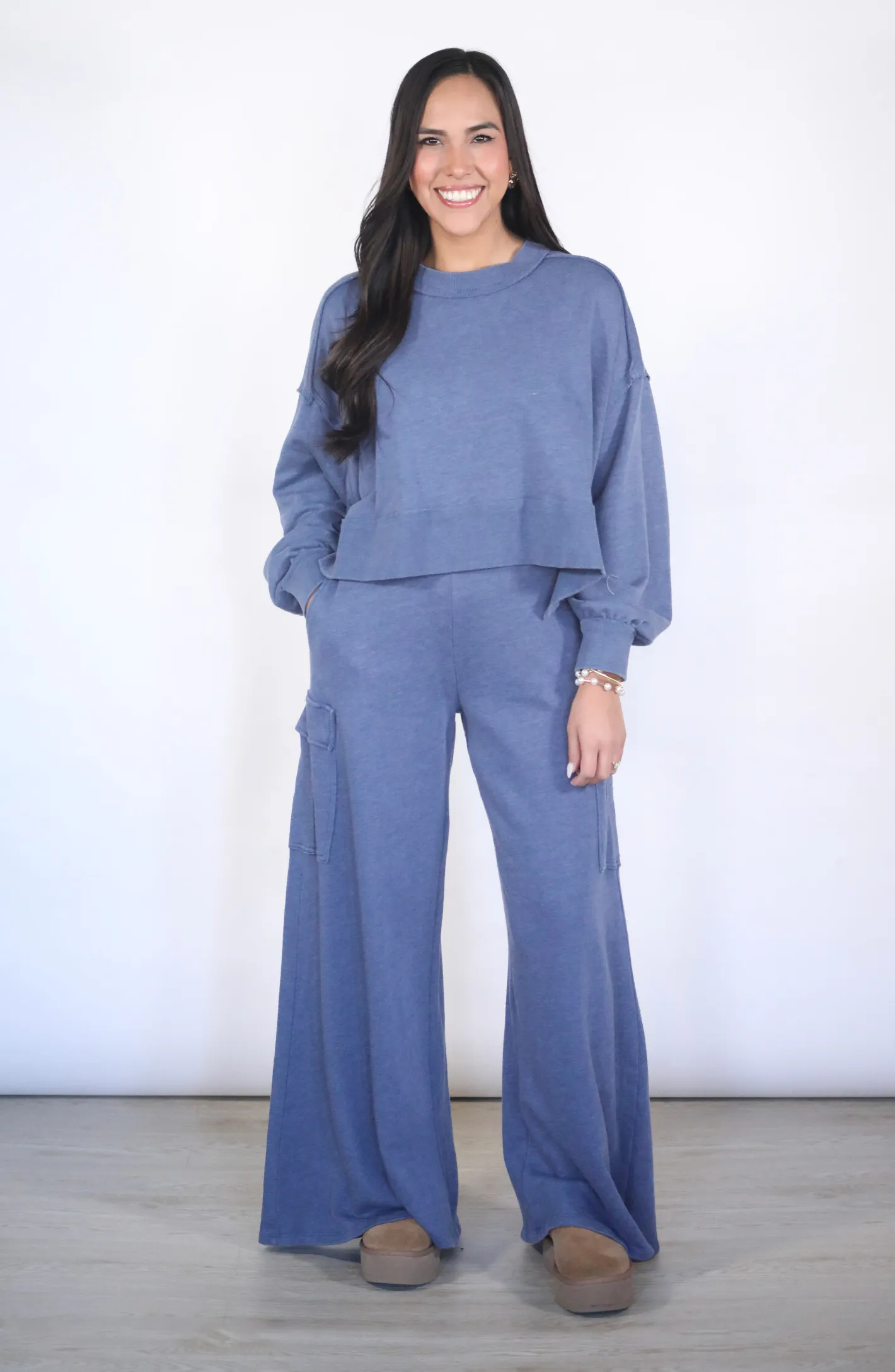 My Own Style Blue Loungewear Set